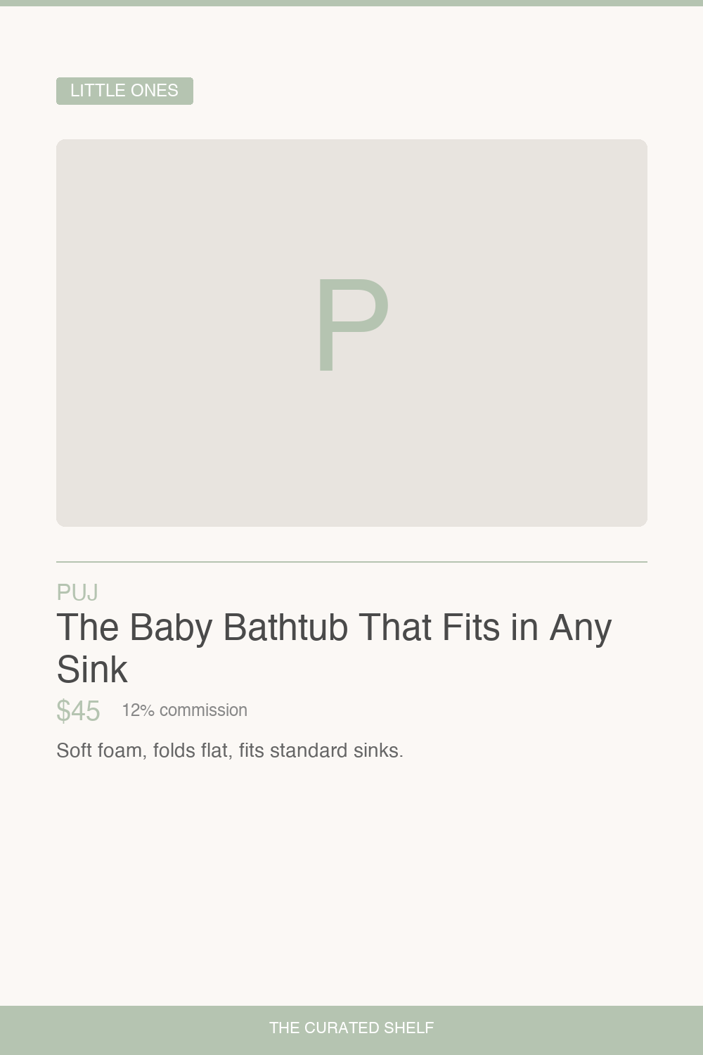 Baby Bathtub by Puj