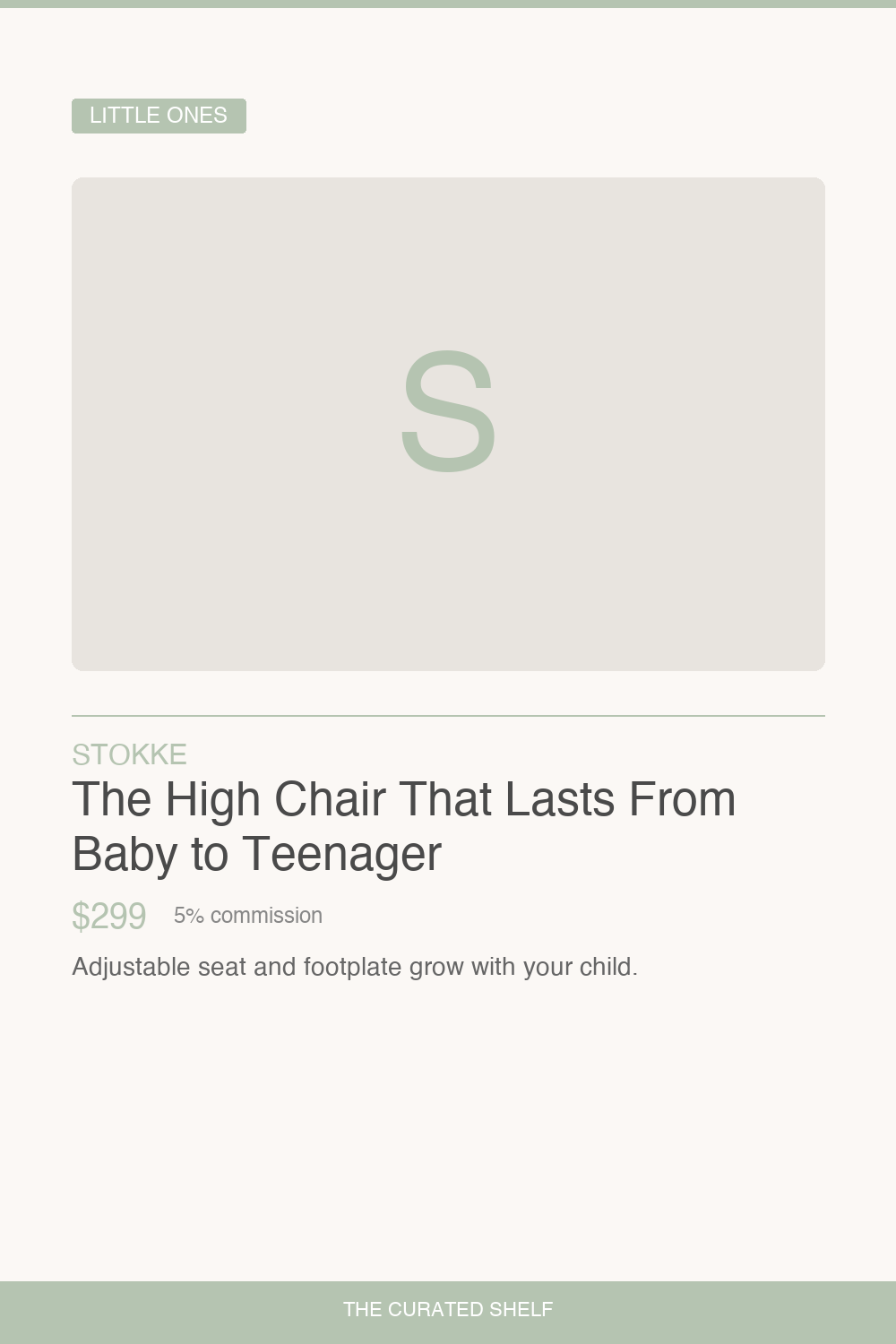 High Chair by Stokke