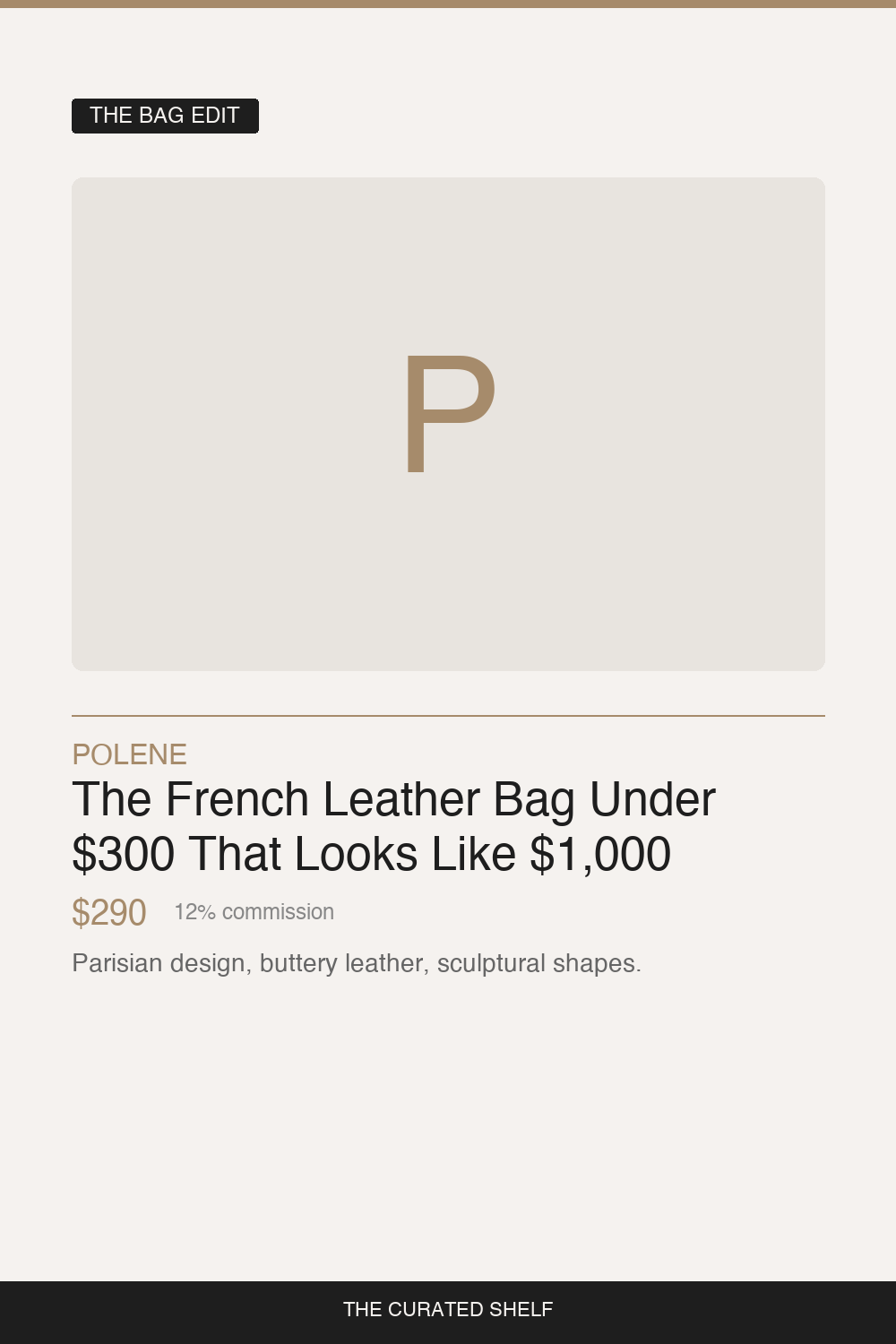 Leather Crossbody by Polene