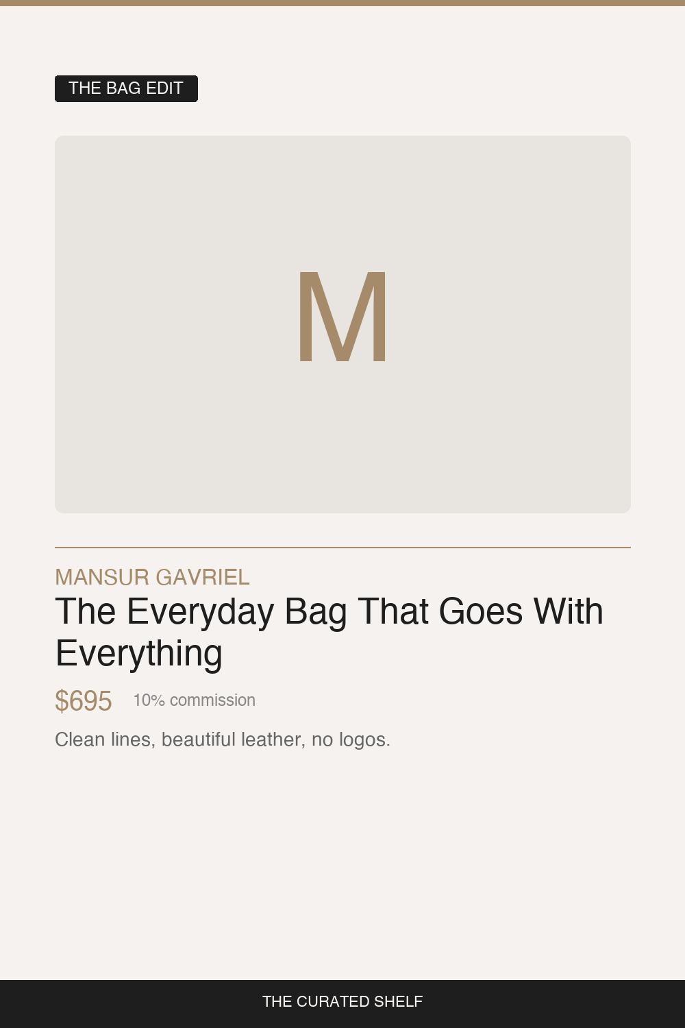 Margaux Bag by Mansur Gavriel