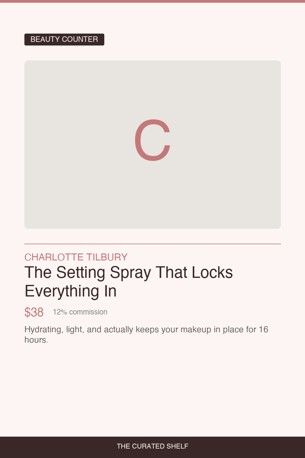 Setting Spray by Charlotte Tilbury