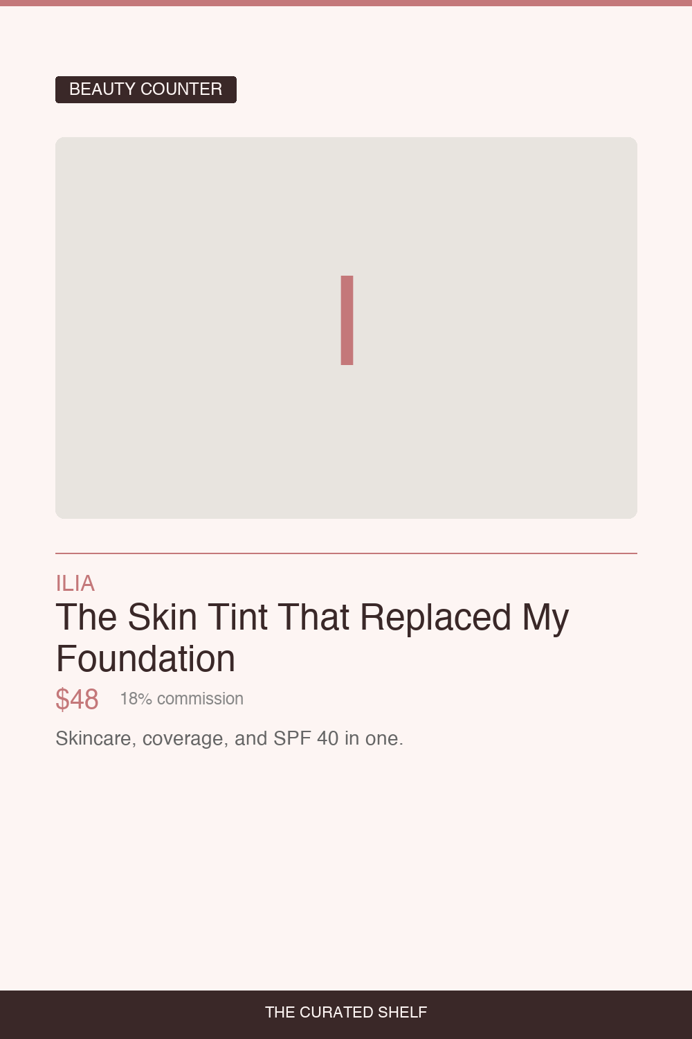 Skin Tint Foundation by Ilia