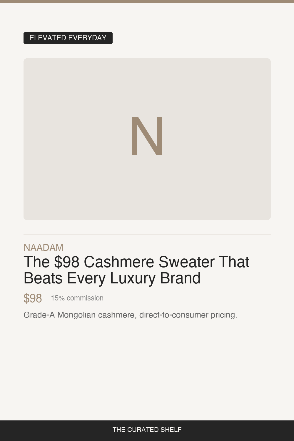 Cashmere Crewneck by Naadam