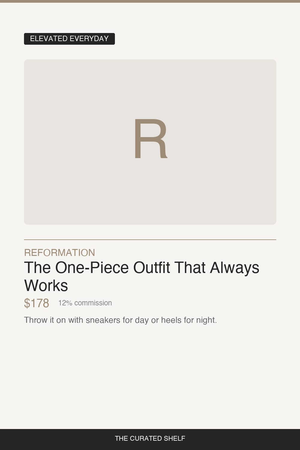 Knit Midi Dress by Reformation