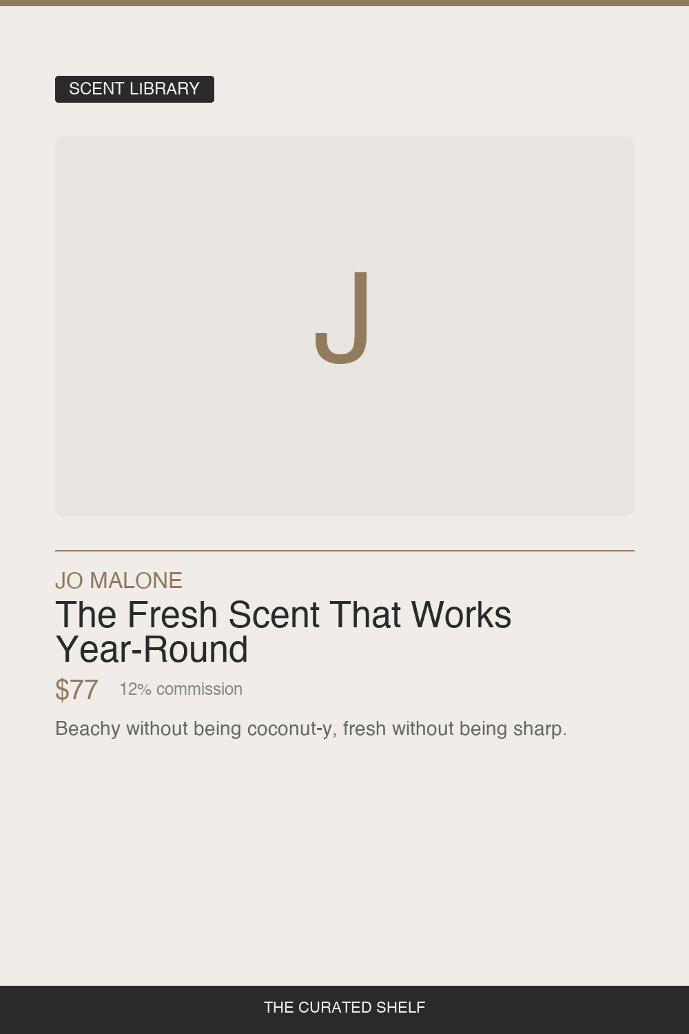 Jo Malone Wood Sage & Sea Salt by Jo Malone