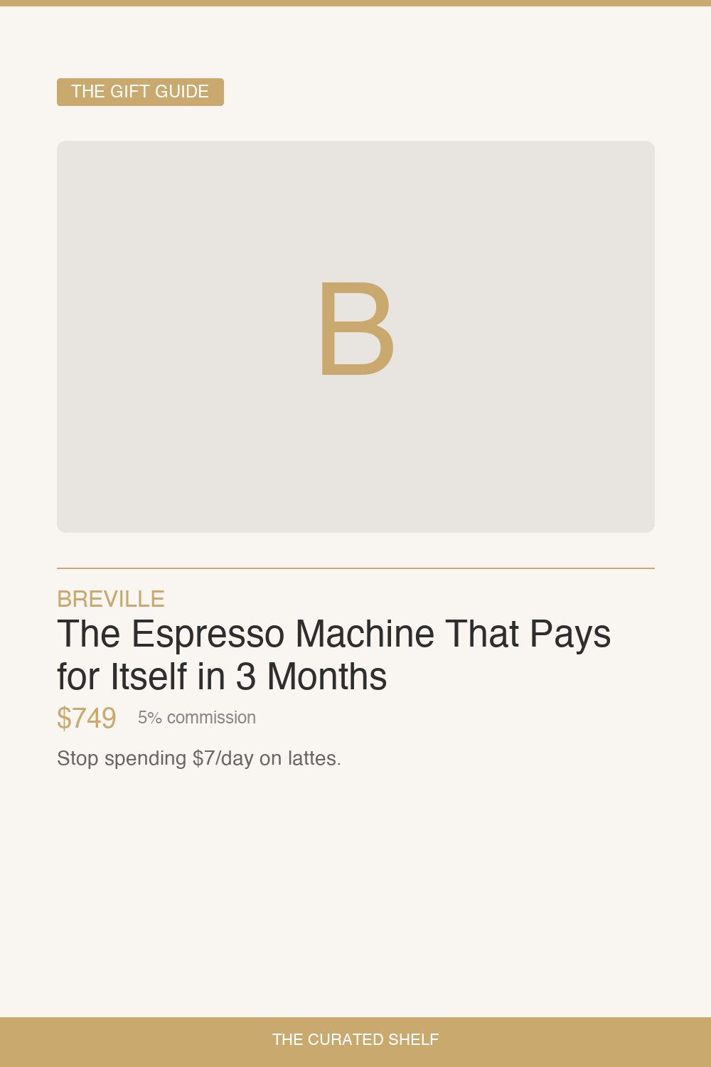 Espresso Machine by Breville