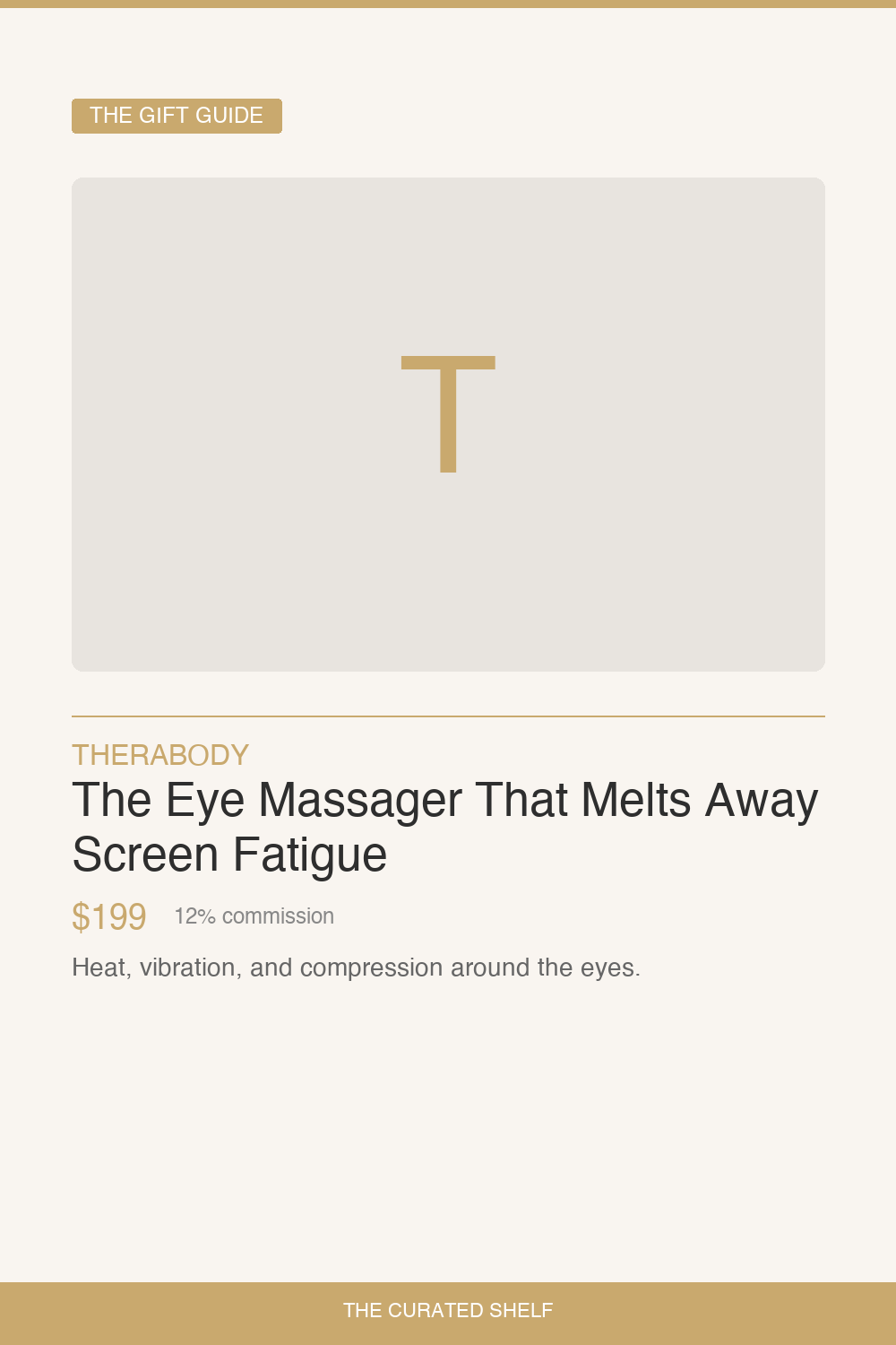 Heated Eye Massager by Therabody