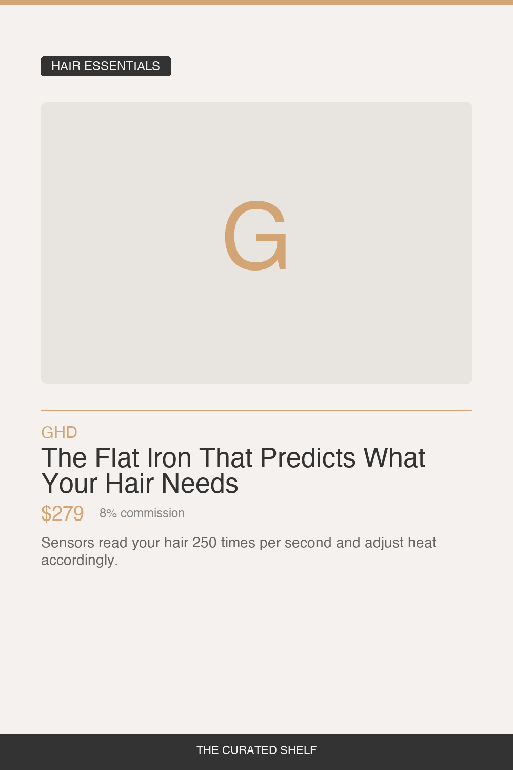 Ceramic Flat Iron by GHD