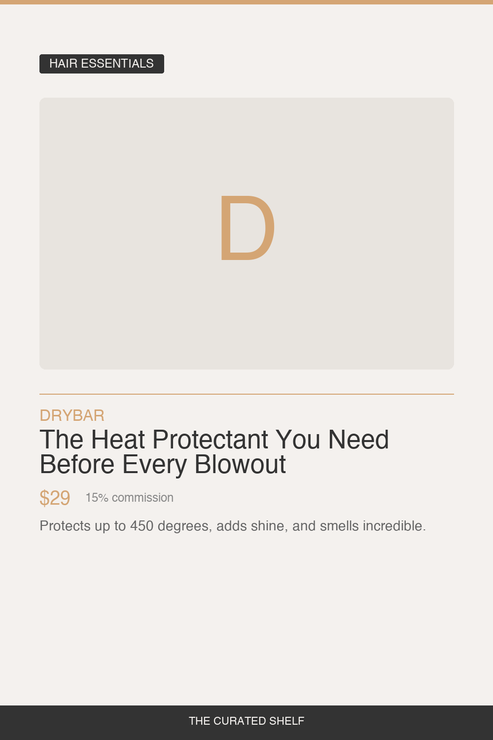 Heat Protectant Spray by Drybar