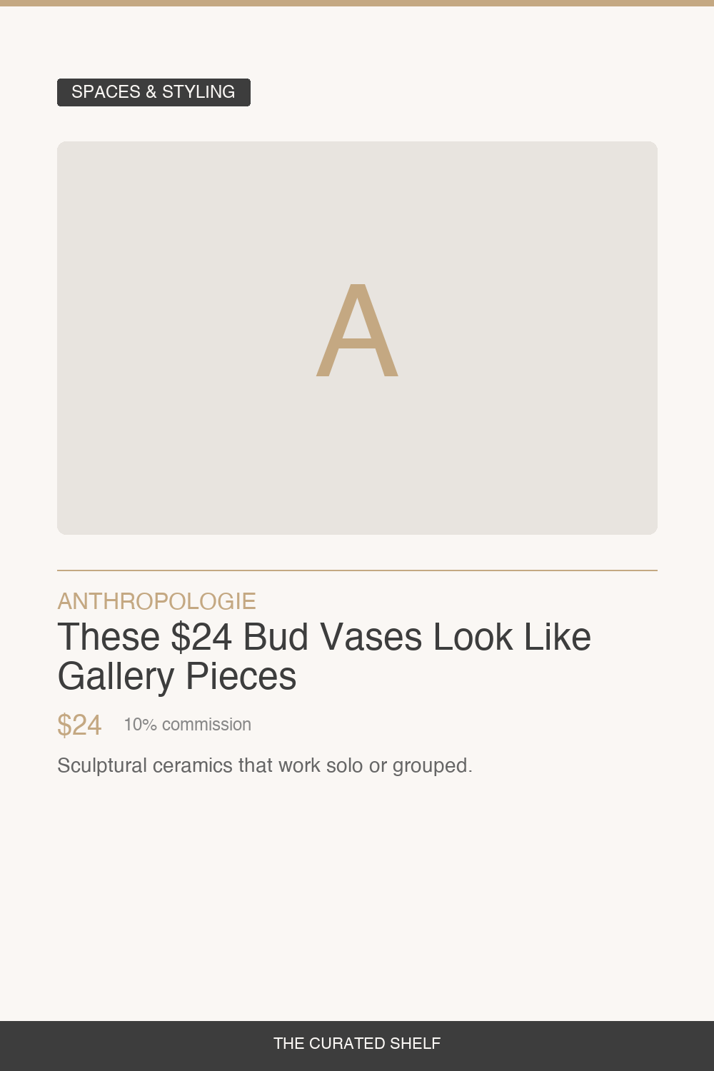 Ceramic Bud Vase Set by Anthropologie