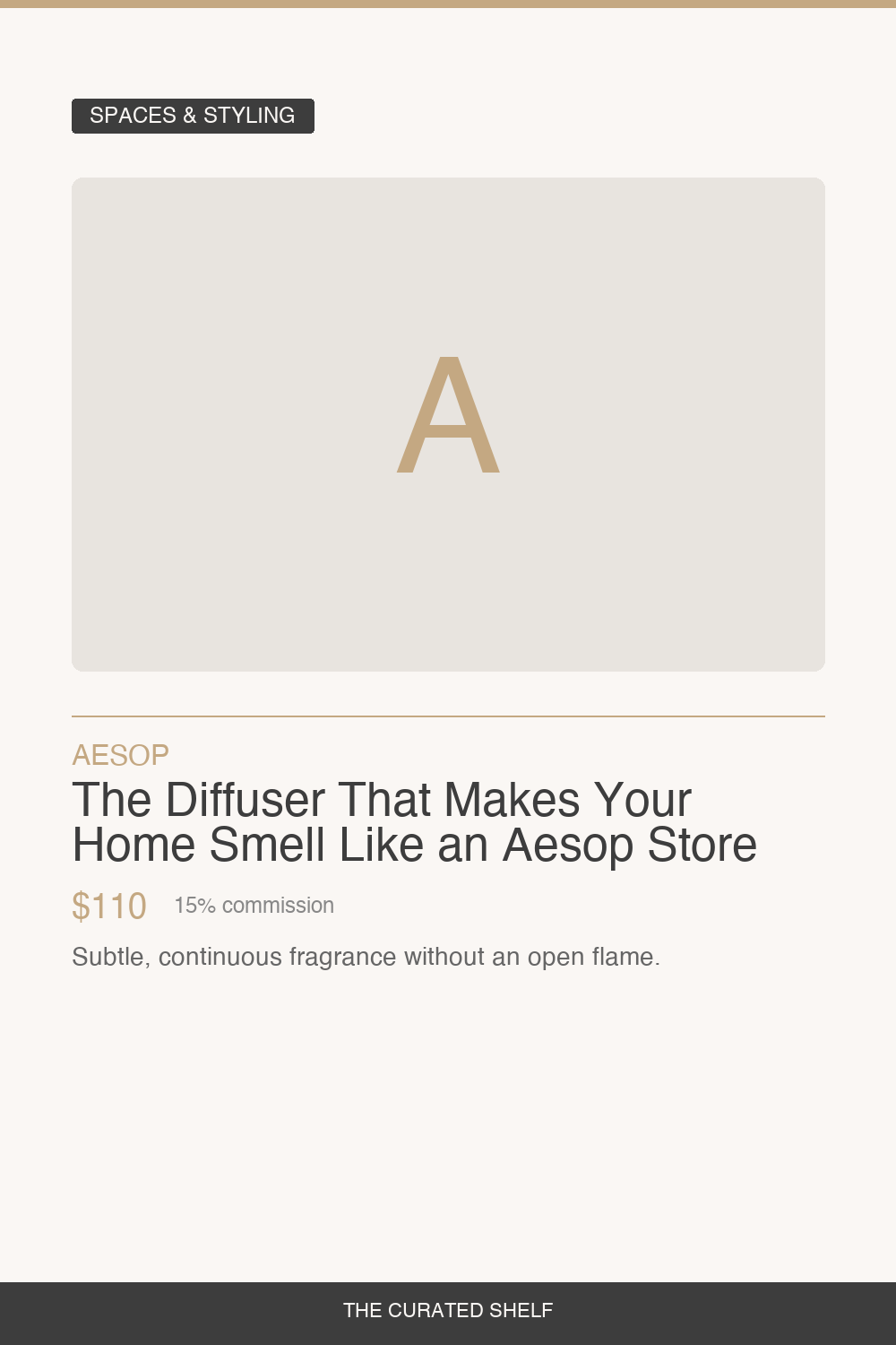 Scented Reed Diffuser by Aesop