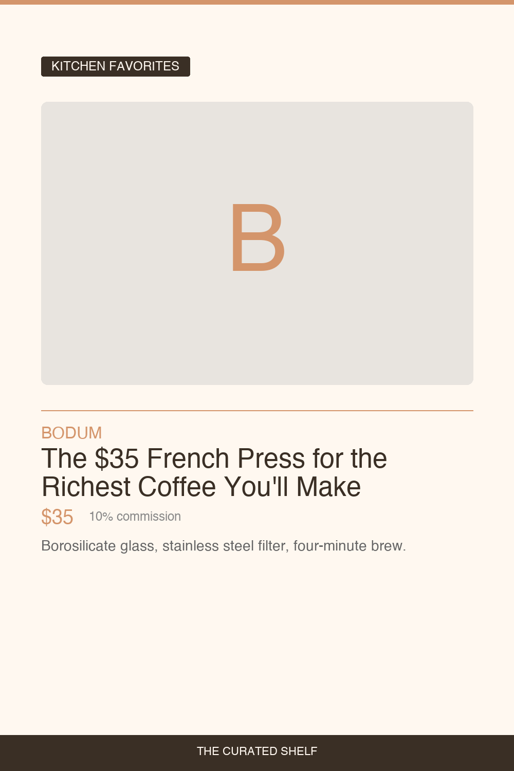 French Press by Bodum