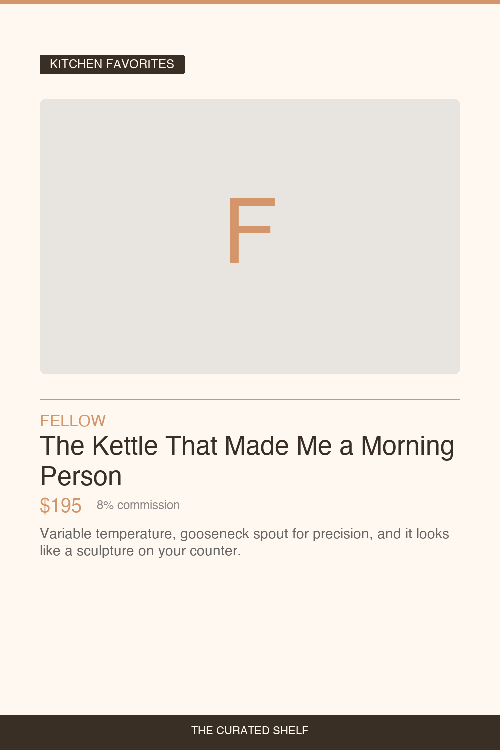 Pour Over Kettle by Fellow