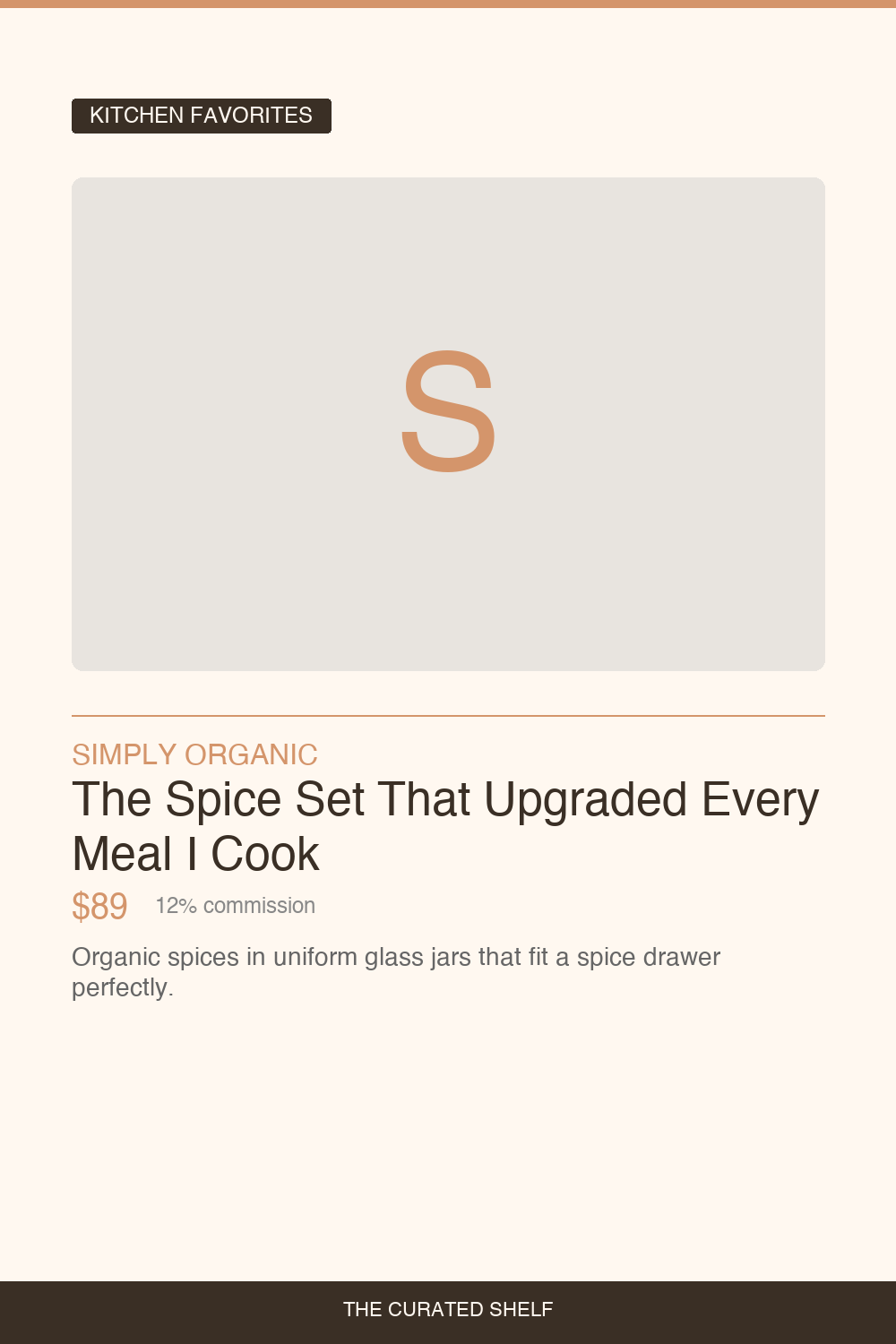 Spice Jar Set by Simply Organic