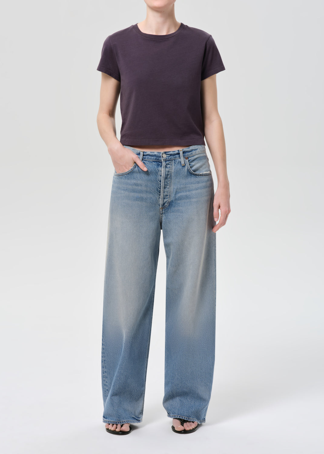 Low Slung Baggy Jeans by AGOLDE