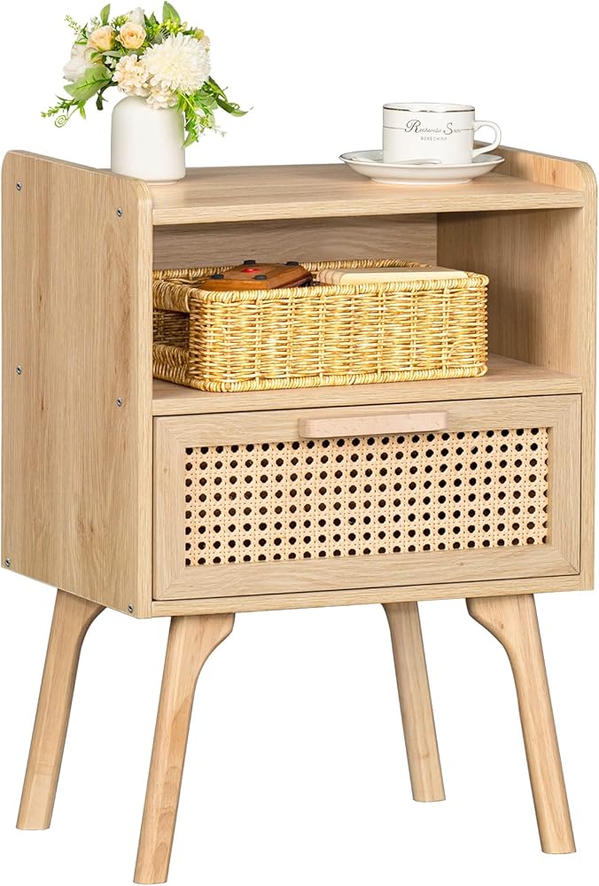 Cane Nightstand