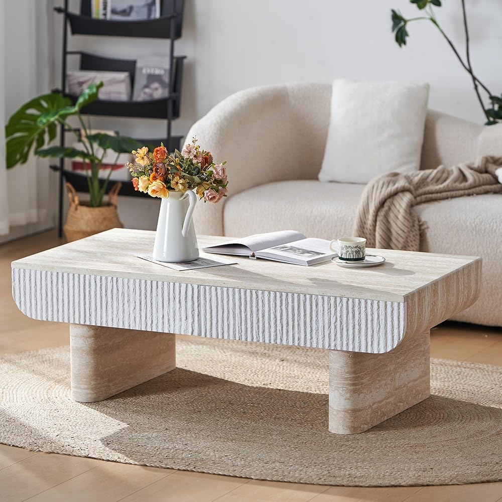 Travertine Coffee Table