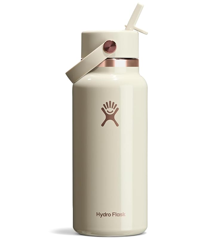Wide Mouth with Flex Straw Cap Water Bottle by Hydro Flask