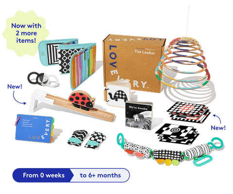 The Looker Play Kit with Bonus Book 'We're Awake' by Lovevery