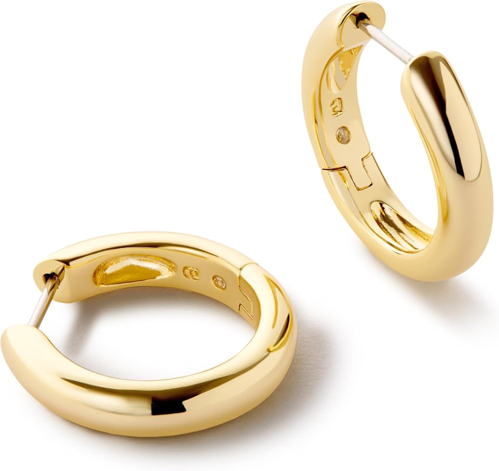 Gold Huggie Hoops