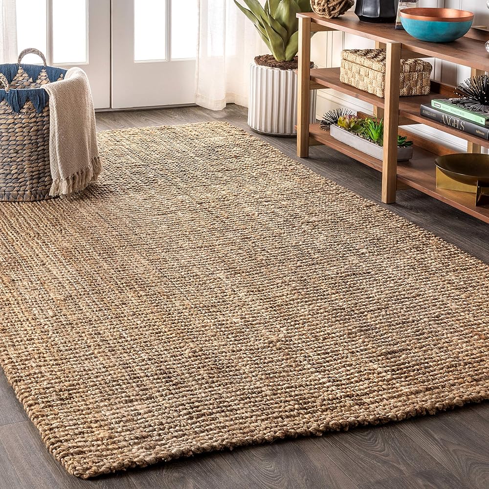 Handwoven Jute Rug 8x10