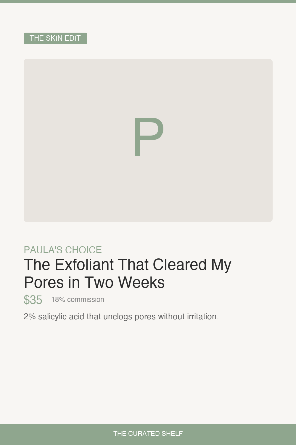 Exfoliating Toner by Paula's Choice