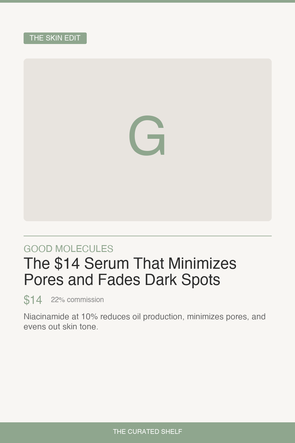 Niacinamide Serum by Good Molecules