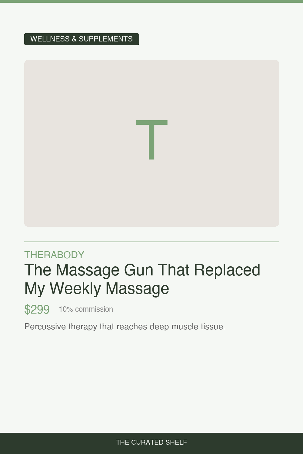 Massage Gun by Therabody