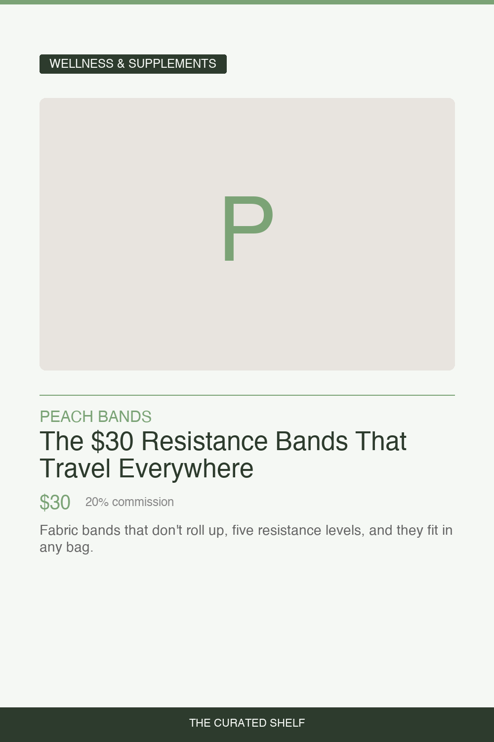 Resistance Bands Set by Peach Bands