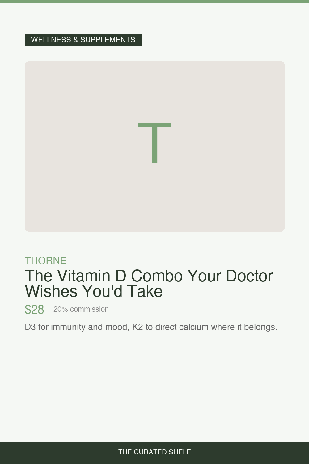 Vitamin D3 + K2 Drops by Thorne
